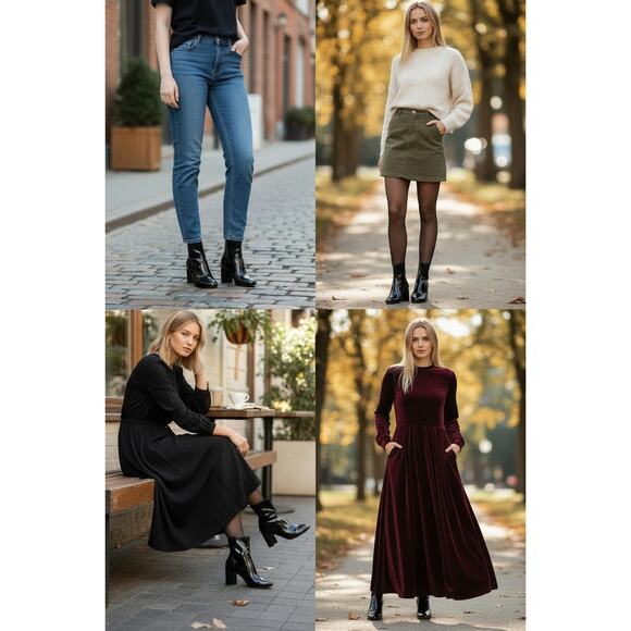 Louis Vuitton Silhouette Ankle Boot in Black Patent Leather - Picture 2 of 13